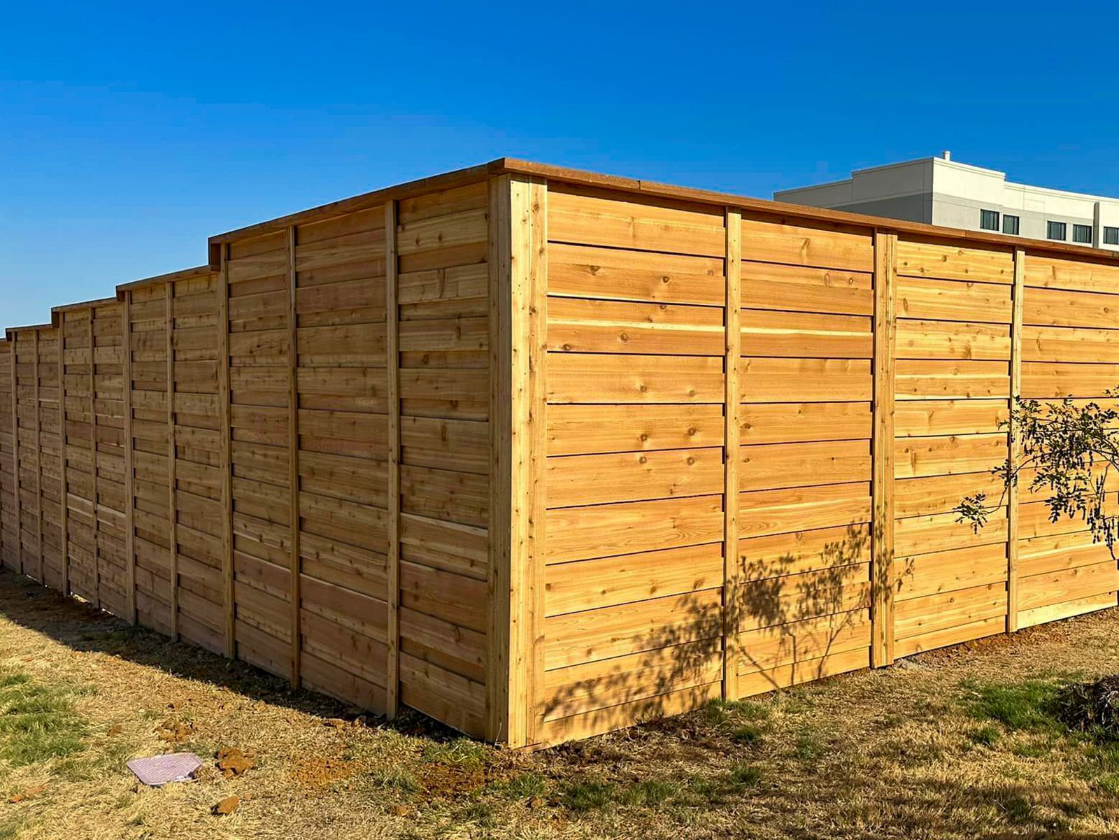 Commercial security access gate installed in the DFW Metroplex