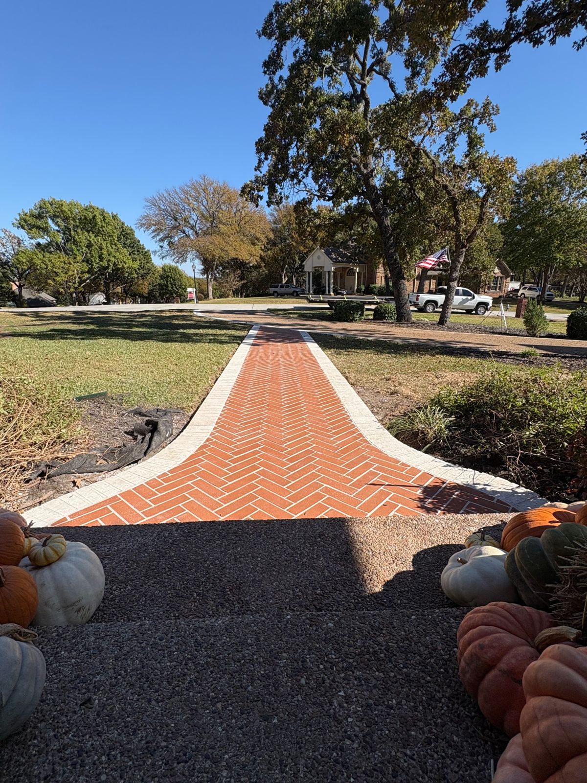 Chain link fence project at a Fort Worth, TX property